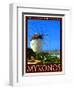 Windmill in Mykonos Greece 2-Anna Siena-Framed Giclee Print