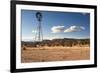 Windmill in New Mexico Landscape-Sheila Haddad-Framed Photographic Print