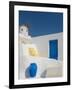 Windmill in Oia, Santorini, Cyclades, Greek Islands, Greece, Europe-Papadopoulos Sakis-Framed Photographic Print