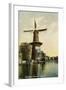 Windmill in Rotterdam, Netherlands-null-Framed Art Print