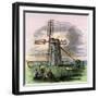 Windmill in Truro on Cape Cod, Massachusetts, 1850s-null-Framed Giclee Print