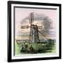 Windmill in Truro on Cape Cod, Massachusetts, 1850s-null-Framed Giclee Print