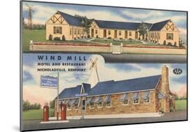 Windmill Motel, Nicholasville, Kentucky-null-Mounted Art Print