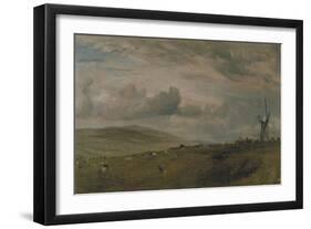 Windmill Near Brighton, East Sussex-John Constable-Framed Giclee Print