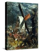 Windmill Near Brighton, East Sussex-John Constable-Stretched Canvas