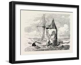 Windmill Near Cairo. Egypt, 1879-null-Framed Giclee Print