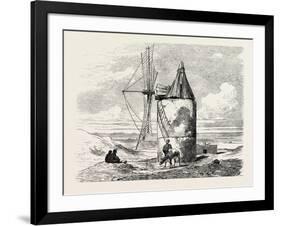 Windmill Near Cairo. Egypt, 1879-null-Framed Giclee Print