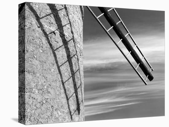 Windmill Near Saint Saturnin-Les-Apt, Provence, France-Nadia Isakova-Stretched Canvas