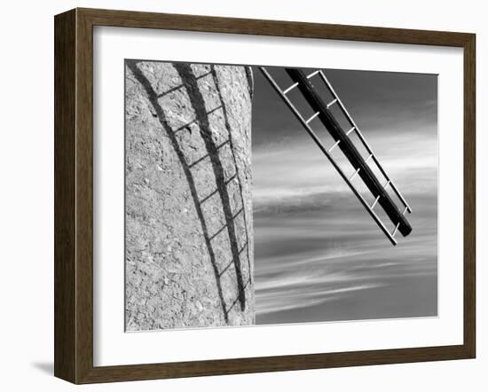 Windmill Near Saint Saturnin-Les-Apt, Provence, France-Nadia Isakova-Framed Photographic Print