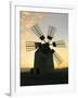 Windmill Near Tefia, Fuerteventura, Canary Islands-Peter Thompson-Framed Photographic Print