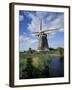 Windmill, Netherlands-David Barnes-Framed Premium Photographic Print