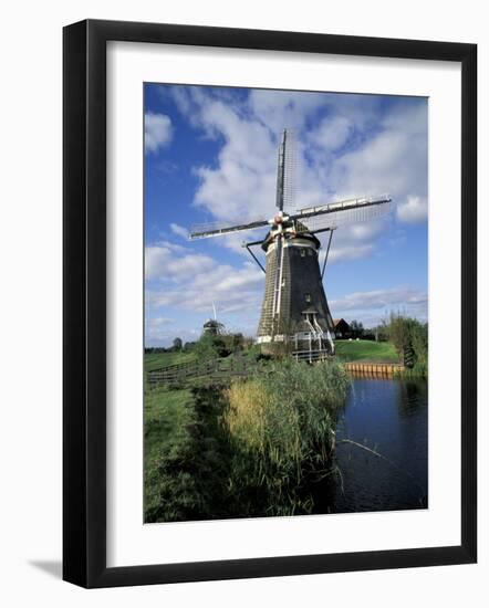 Windmill, Netherlands-David Barnes-Framed Photographic Print