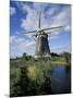 Windmill, Netherlands-David Barnes-Mounted Photographic Print
