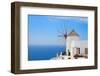 Windmill of Oia, Santorini-neirfy-Framed Photographic Print