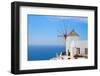 Windmill of Oia, Santorini-neirfy-Framed Photographic Print