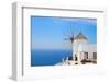 Windmill of Oia, Santorini-neirfy-Framed Photographic Print