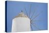 Windmill, Oia, Santorini, Cyclades, Aegean Sea, Greek Islands, Greece, Europe-Markus Lange-Stretched Canvas