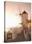 Windmill, Oia, Santorini, Cyclades Islands, Greek Islands, Greece, Europe-Angelo Cavalli-Stretched Canvas