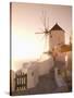 Windmill, Oia, Santorini, Cyclades Islands, Greek Islands, Greece, Europe-Angelo Cavalli-Stretched Canvas
