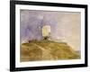 Windmill on a Hill, 19th Century-John Sell Cotman-Framed Giclee Print