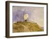 Windmill on a Hill, 19th Century-John Sell Cotman-Framed Giclee Print