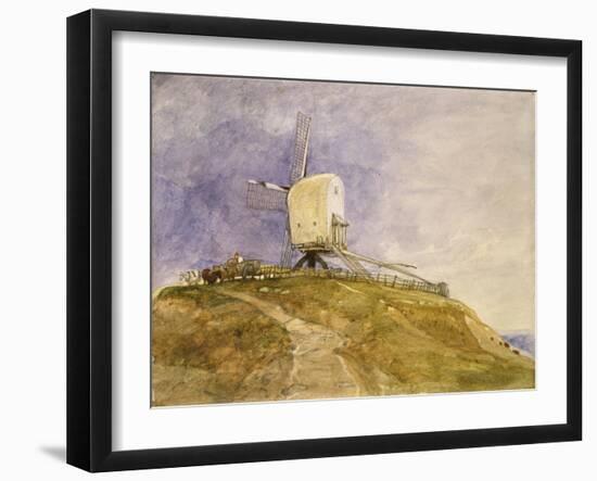 Windmill on a Hill, 19th Century-John Sell Cotman-Framed Giclee Print