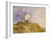 Windmill on a Hill, 19th Century-John Sell Cotman-Framed Giclee Print