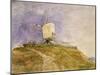 Windmill on a Hill, 19th Century-John Sell Cotman-Mounted Giclee Print