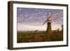 Windmill on the Norfolk Broads at Sunrise-Vince Burton-Framed Photographic Print