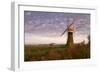 Windmill on the Norfolk Broads at Sunrise-Vince Burton-Framed Photographic Print