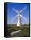 Windmill on Thurne Broad, Norfolk, England-Charles Bowman-Framed Stretched Canvas
