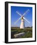 Windmill on Thurne Broad, Norfolk, England-Charles Bowman-Framed Photographic Print