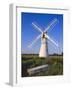 Windmill on Thurne Broad, Norfolk, England-Charles Bowman-Framed Photographic Print