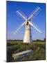 Windmill on Thurne Broad, Norfolk, England-Charles Bowman-Mounted Photographic Print