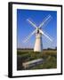 Windmill on Thurne Broad, Norfolk, England-Charles Bowman-Framed Photographic Print