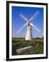 Windmill on Thurne Broad, Norfolk, England-Charles Bowman-Framed Photographic Print