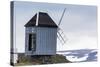 Windmill on Vigur Island, Iceland, Polar Regions-Michael Nolan-Stretched Canvas