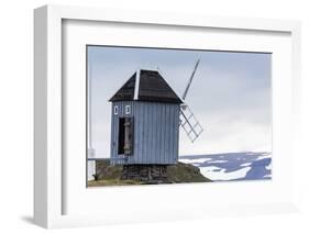 Windmill on Vigur Island, Iceland, Polar Regions-Michael Nolan-Framed Photographic Print