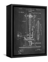 Windmill Patent-null-Framed Stretched Canvas