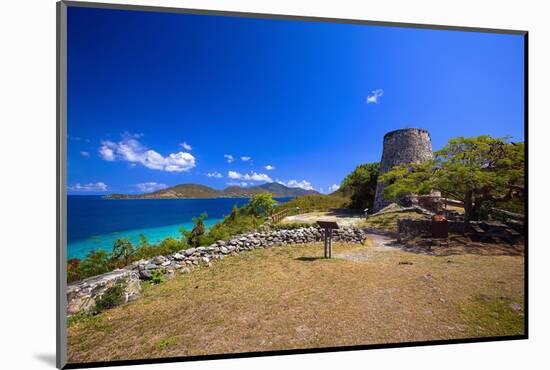 Windmill Ruins Saint John US Virgin Islands-George Oze-Mounted Photographic Print