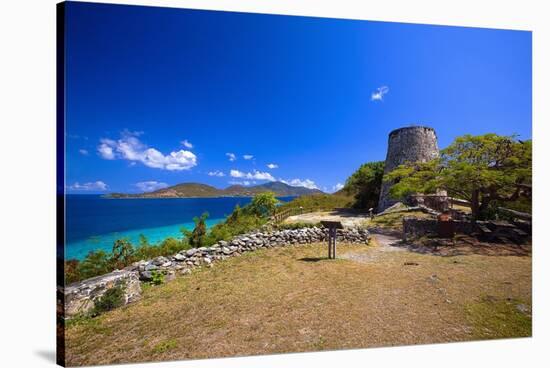 Windmill Ruins Saint John US Virgin Islands-George Oze-Stretched Canvas