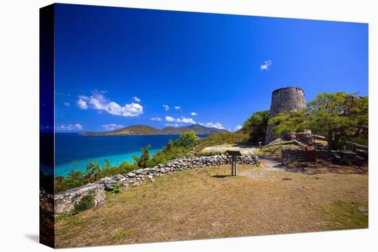 Windmill Ruins Saint John US Virgin Islands-George Oze-Stretched Canvas