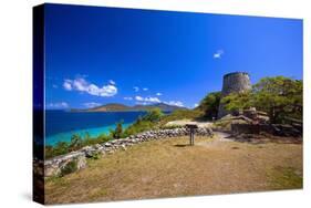 Windmill Ruins Saint John US Virgin Islands-George Oze-Stretched Canvas