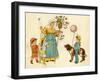 Windmill seller in the Luxembourg Gardens, Paris-Thomas Crane-Framed Giclee Print