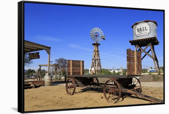 Windmill, Vail Headquarters Heritage Park, Temecula, California, United States of America, North Am-Richard Cummins-Framed Stretched Canvas