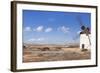 Windmill, Valles De Ortega, Fuerteventura, Canary Islands, Spain, Atlantic, Europe-Markus Lange-Framed Photographic Print