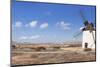 Windmill, Valles De Ortega, Fuerteventura, Canary Islands, Spain, Atlantic, Europe-Markus Lange-Mounted Photographic Print