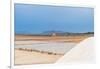 Windmill with pile of salt in the salt flats, Saline Ettore e Infersa, Marsala, Sicily-Paolo Graziosi-Framed Photographic Print