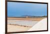 Windmill with pile of salt in the salt flats, Saline Ettore e Infersa, Marsala, Sicily-Paolo Graziosi-Framed Photographic Print