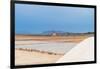 Windmill with pile of salt in the salt flats, Saline Ettore e Infersa, Marsala, Sicily-Paolo Graziosi-Framed Photographic Print